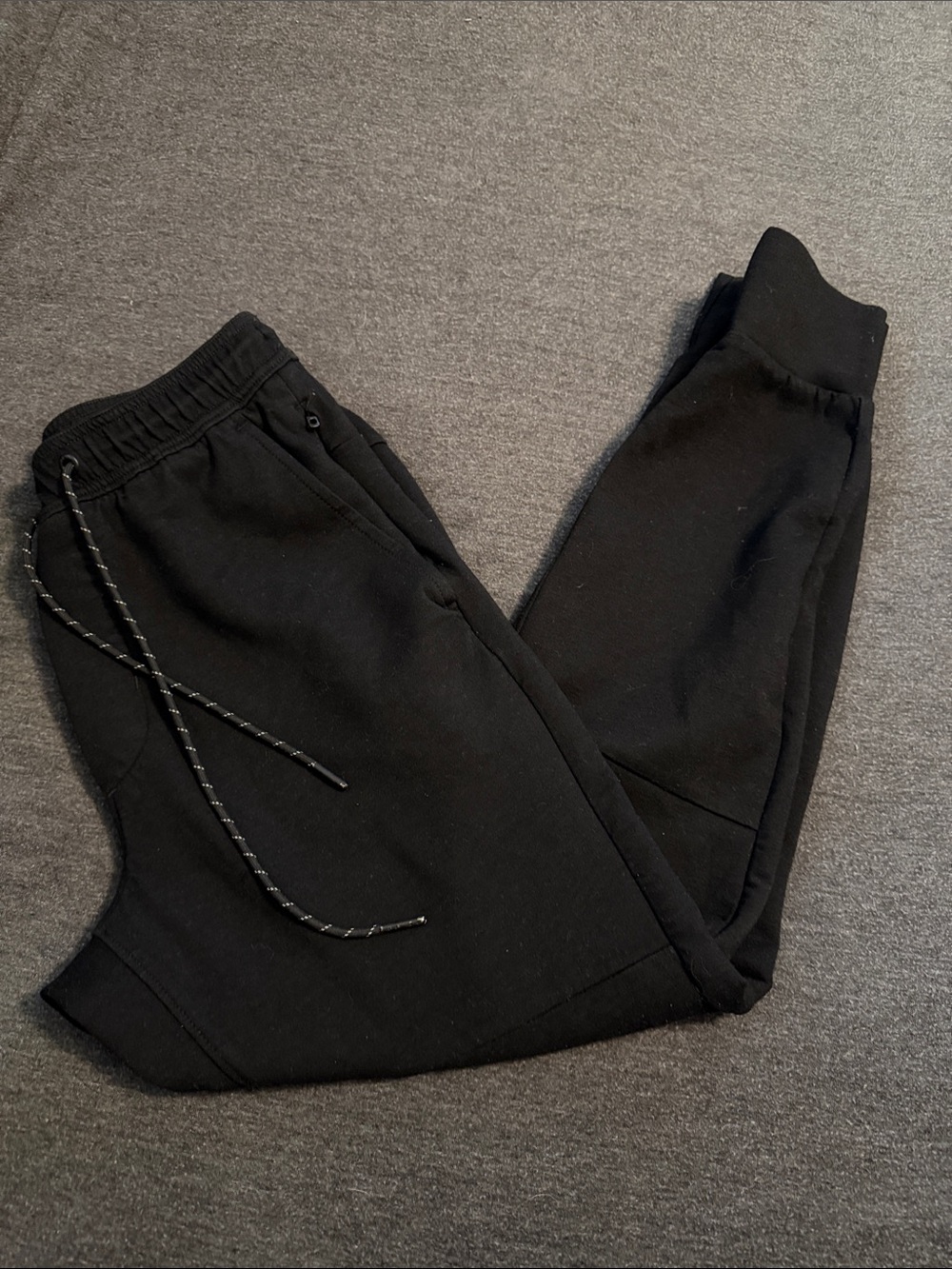 AE Black Cozy Drawstring Joggers